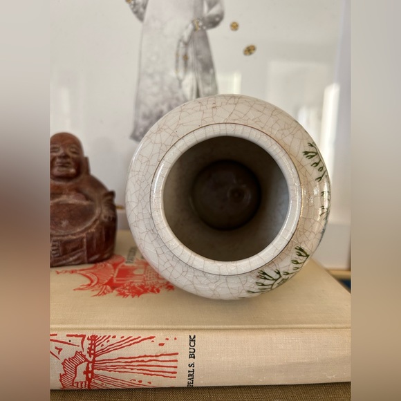 Hand Painted Japanese  Satsuma Kutani Temple Ginger Jar | - Picture 5 of 5